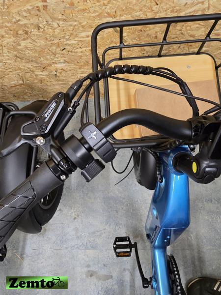 Elektro Dreirad Zemto-Revom Trike T2, 720 WH, Nabenmotor, dicke Reifen rot